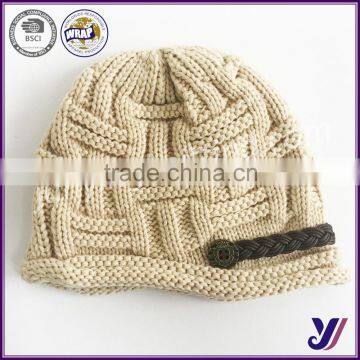 Fashionable jacquard knit beanie hat and cap We are a reliable factory(Accept custom)