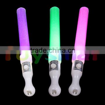 Custom LED foam flashing stick with LOGO print Rainbow shaped electric glow sticks