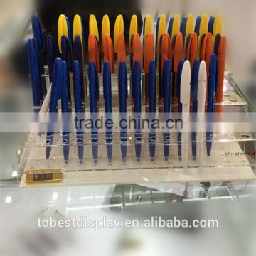 Custom acrylic material 3 layers pencil case