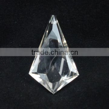 Natural Clear Quartz Crystal Sword Shape Faceted Pendent
