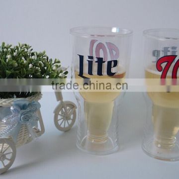Eco-friendly 16OZ transparent Double Wall Beer Cup                        
                                                Quality Choice