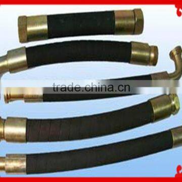 High Flexible Steel Wire Braided Rubber Hose Assembly