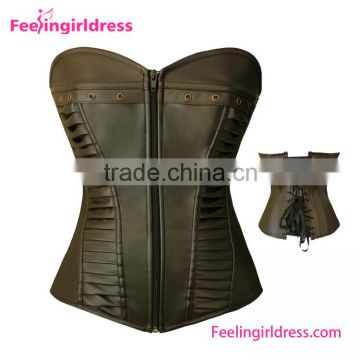 Overbust green steampunk trainers high waist corset                        
                                                                                Supplier's Choice