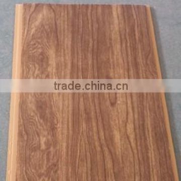 pvc ceiling wall panel wood color design popular sell                        
                                                Quality Choice
