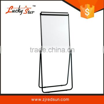 mobile whiteboard flip chart easel stand with whiteboard plastic film