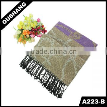 A223-B Acrylic Polyester Scarves Brand Scarf Winter Scarves