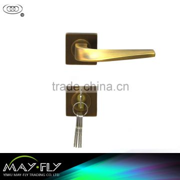 TRI-CIRCLE zinc alloy door handle lock, handle door lock set
