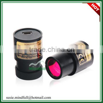 High Quality USB2.0 Camera for Microscope Eyepiece with Reduction Lens