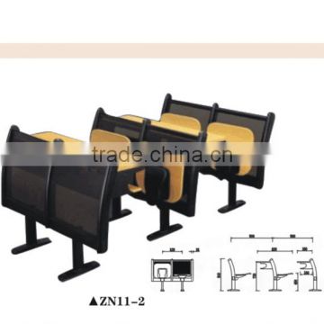 Hot sale adult school classroom desk university chair ZN11-2