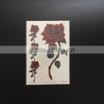 WMC-023 Rose Design Temporary Sexy Body Tattoo