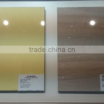 high glossy ,scratch -resistance uv coated pvc mdf board /panels for kitchen cabinet door