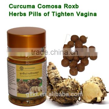 herbal pills women vagina tightening product from Curcuma comosa Roxb extract