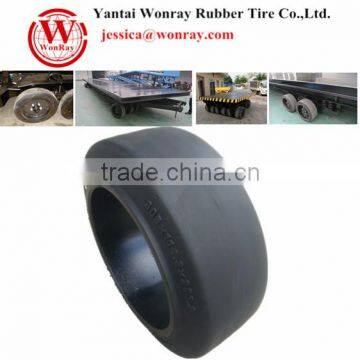 Solid press-on traction tires for trailer with High quality and Discount price