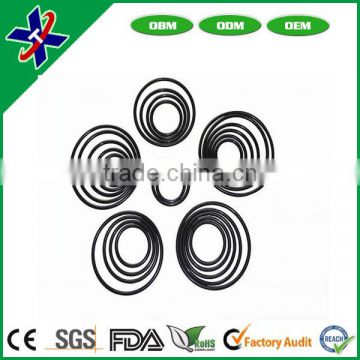 custom different size silicone colored rubber O rings