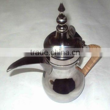 Stainless steel Arabian coffee pot, Arabic coffee pot, Arab coffee pot, SS Coffee pot with plastic grip
