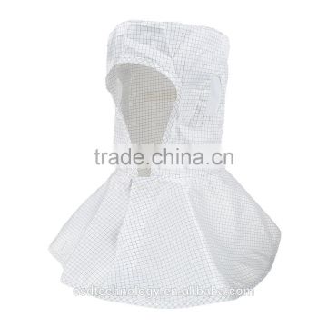 5mm Grid Unisex Antistatic Cleanroom Dust Free Hood with Ear Netting for Biomedical Industry