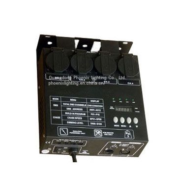 DMX Dimmer Switch, 4 Channel Dimmer Pack