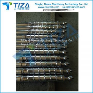 Screw barrel for injection molding machine for plastic rubber products