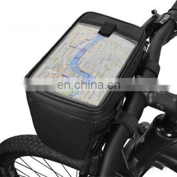 Waterproof Bicycle Handlebar Bag Mountain Bike Bag With Clear window for GPS Map