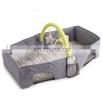Multi-functional soft travel baby cot carrier bed foldable outdoor infant baby crib
