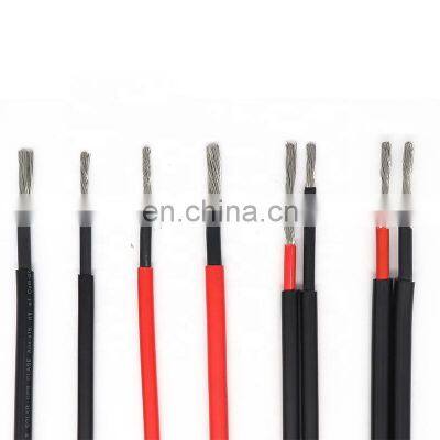 TUV directly sale tuv dc solar cable 4mm 6mm for sale