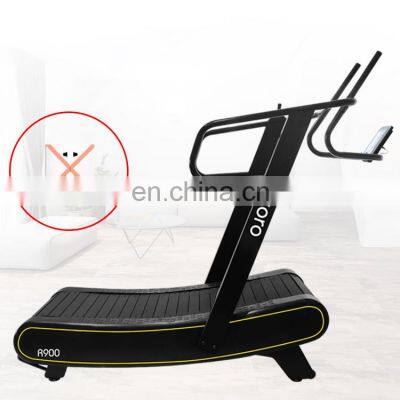 self-powered commercial running machine Curved treadmill & air runner bootcamp gym training eco-friendly exercise equipment