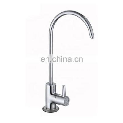 Sliver Mirror Color Chrome Polish Stainless Steel Kitchen Mixer Faucet Tap
