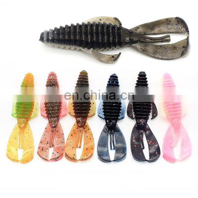 Bug Craw Jig Fishing Lures 12 colors 8cm/12cm Bug-Craw-tailed softworm for trolling fishing spinning casting fishing