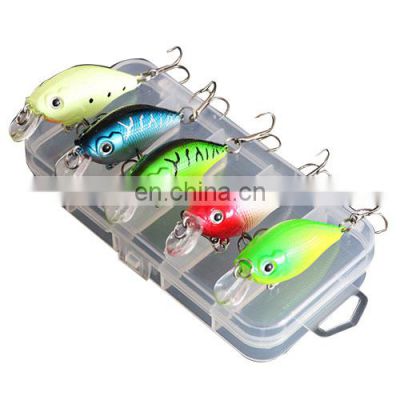 factory price crank  baits Little Fatty suspended hard fishing lures 5.5cm/7g artificial bait