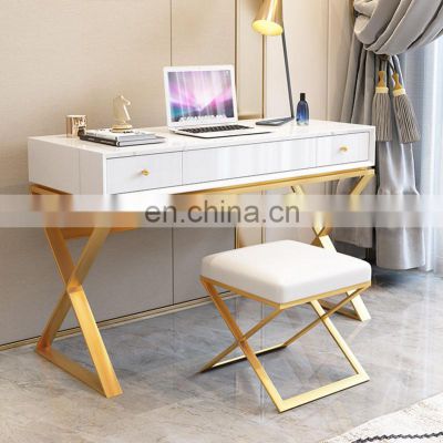 living room Make Up Table Painted Dresser dressing table with mirror and stool