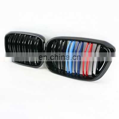 Three color M style bumper grill for BMW X series G01 G02  slat line kindly grill for BMW X3 X4 2018-IN