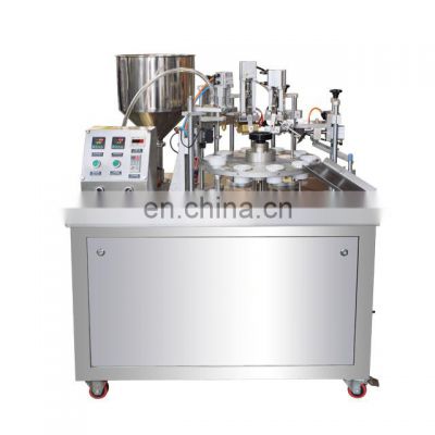 Small Business hair dye, lotion cream filling Soft Tube Filler Sealing Machine Price