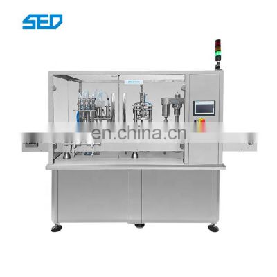 China Automatic Oral Liquid 100Ml Rotary 4 Heads Liquid Filling Machine