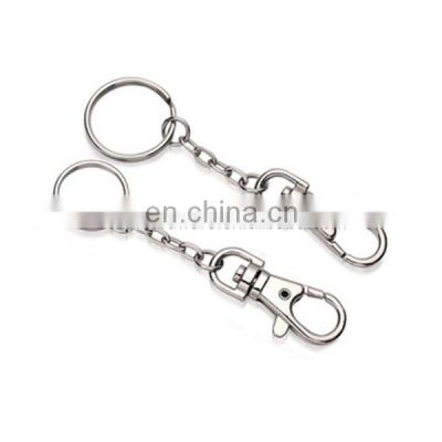 Fashion High Quality Metal Snap Hook Keychain Split Ring