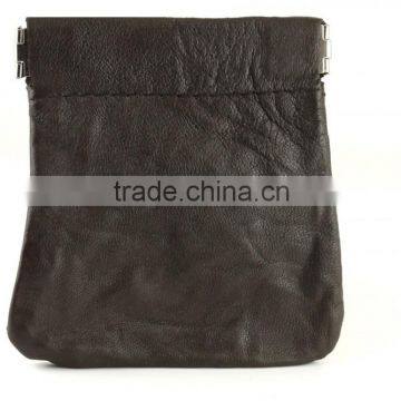 Wholesale top quality genuine leather coin purses for men
