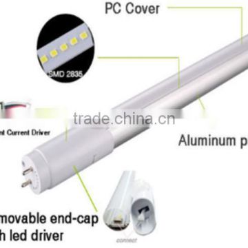 Lowest price SMD2835 UL+DLC approved T8 LED tube AC90-120V 18W