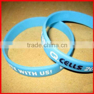 fashion sport game promotion custom silicone bracelet