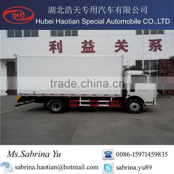 Dongfeng 6x2 refrigerator van truck for meat and fish