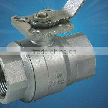 2pc ss316 ball valve with mounting pad PN63 Full port