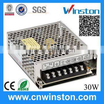 D-30B 30W 24V 1A 5V 2A Dual output switching power supply