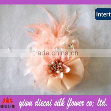 Bridal handmade decorative fabric flower