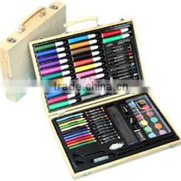 86pcs stationery set TBW026 with wooden carrying box