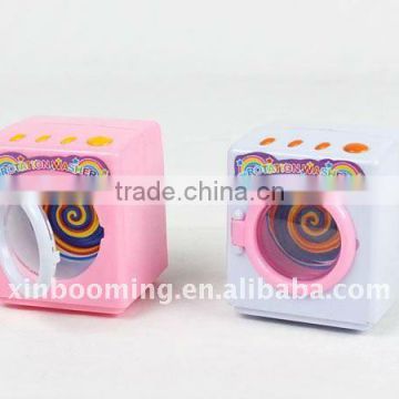 Candy toy,mini washing machine promotion gift with light & candy