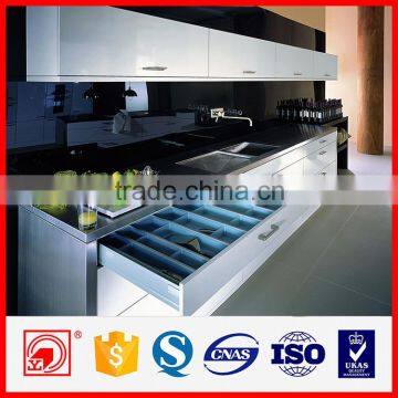 pvc coated or painting MDF plywood kitchen cabinet