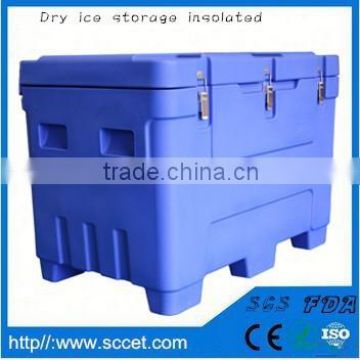 Factory directly sell outside insulated big cooler dry ice storage chilly container