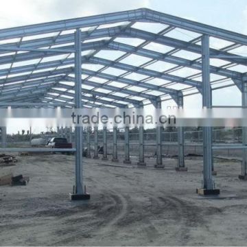 ISO standard galvanized large span steel structure workshop/warehouse/building