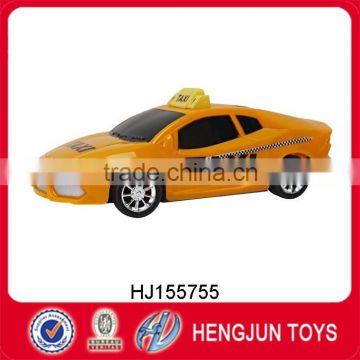 wholesale mini model toy cars inertia taxi toys in shantou China