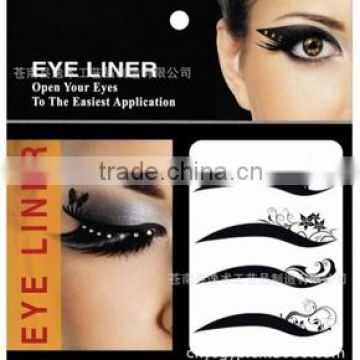 Black Sexy Temporary Eye Tattoo Eyelid Transfer Eyeliner crystal eye tattoo stickers