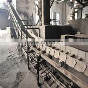 Gray cement produced by the ball mills will be carried to clinker kiln