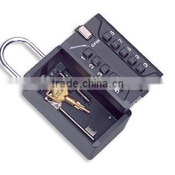 10-Bush Button keybox key lock box key storage Key Holder Box / Door Knob Lock, With Cable key safe box